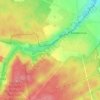 Topografische kaart Belle Perche, hoogte, reliëf