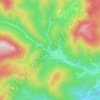 Topografische kaart Thal, hoogte, reliëf