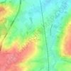 Topografische kaart Steenbeekdries, hoogte, reliëf