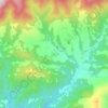 Topografische kaart Çamlık, hoogte, reliëf
