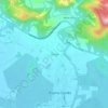 Topografische kaart Canadá, hoogte, reliëf