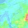 Topografische kaart Suesa, hoogte, reliëf