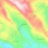 Topografische kaart Quinuamayo, hoogte, reliëf