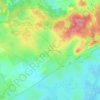 Topografische kaart Le Plat, hoogte, reliëf