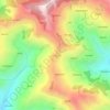Topografische kaart Jamnikhal, hoogte, reliëf