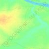 Topografische kaart Kautha, hoogte, reliëf