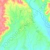 Topografische kaart Sanafe, hoogte, reliëf