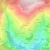 Topografische kaart Dadoli Malli, hoogte, reliëf
