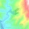 Topografische kaart Muíño do Miedo, hoogte, reliëf