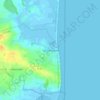Topografische kaart Schönhagen, hoogte, reliëf