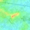 Topografische kaart Poelberg, hoogte, reliëf