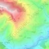 Topografische kaart Dadoli, hoogte, reliëf