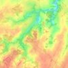 Topografische kaart Le Brise, hoogte, reliëf