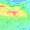 Topografische kaart Klaustorf, hoogte, reliëf