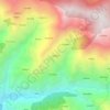Topografische kaart Jubbar, hoogte, reliëf