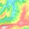 Topografische kaart Irrondo de Besullo, hoogte, reliëf