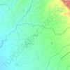 Topografische kaart Bolbok, hoogte, reliëf