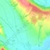 Topografische kaart Kleinzicken, hoogte, reliëf