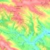 Topografische kaart Ukraina, hoogte, reliëf