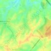 Topografische kaart Sart-lez-Walhain, hoogte, reliëf