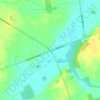 Topografische kaart Elginfield, hoogte, reliëf