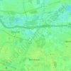 Topografische kaart Laar, hoogte, reliëf