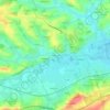 Topografische kaart Niederham, hoogte, reliëf