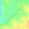 Topografische kaart Yenora, hoogte, reliëf