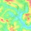 Topografische kaart Bad Höhenstadt, hoogte, reliëf