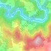 Topografische kaart Ollares, hoogte, reliëf