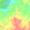 Topografische kaart Cerro de las Pilas, hoogte, reliëf