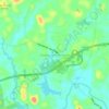 Topografische kaart Kampung Chempaka, hoogte, reliëf