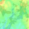 Topografische kaart Jadwiżyn, hoogte, reliëf