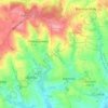 Topografische kaart Kolonia, hoogte, reliëf