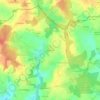 Topografische kaart Ker Gauche, hoogte, reliëf
