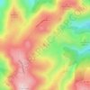 Topografische kaart Zerkuharri / Rocher de Zerkupé, hoogte, reliëf