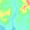 Topografische kaart Passo das Pedras, hoogte, reliëf