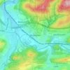 Topografische kaart Wennemen, hoogte, reliëf