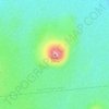 Topografische kaart Keilir, hoogte, reliëf