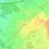 Topografische kaart Lünten, hoogte, reliëf