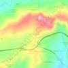 Topografische kaart Chãs de Tavares, hoogte, reliëf