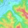 Topografische kaart Vorlobming, hoogte, reliëf