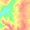 Topografische kaart La Escusa, hoogte, reliëf