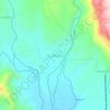 Topografische kaart Raradangan, hoogte, reliëf