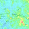 Topografische kaart Manarcadu, hoogte, reliëf