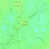 Topografische kaart Candaba, hoogte, reliëf