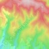 Topografische kaart Le Bonnetès, hoogte, reliëf