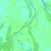 Topografische kaart Río Viejo, hoogte, reliëf
