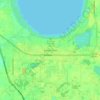 Topografische kaart St. Cloud, hoogte, reliëf