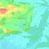 Topografische kaart Malk, hoogte, reliëf